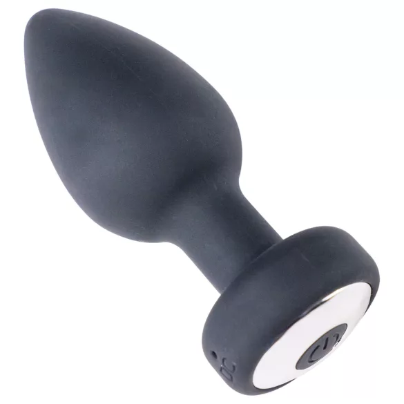 Desirel Easy Obsidian - anální vibrátor s rádiovým ovládáním, dobíjecí - černý