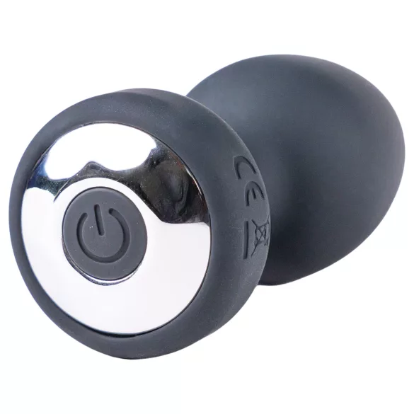 Desirel Easy Obsidian - anální vibrátor s rádiovým ovládáním, dobíjecí - černý
