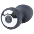 Desirel Easy Obsidian - anální vibrátor s rádiovým ovládáním, dobíjecí - černý