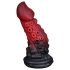OgazR - chobotnicové dildo - 19 cm - červené