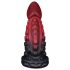 OgazR - chobotnicové dildo - 19 cm - červené