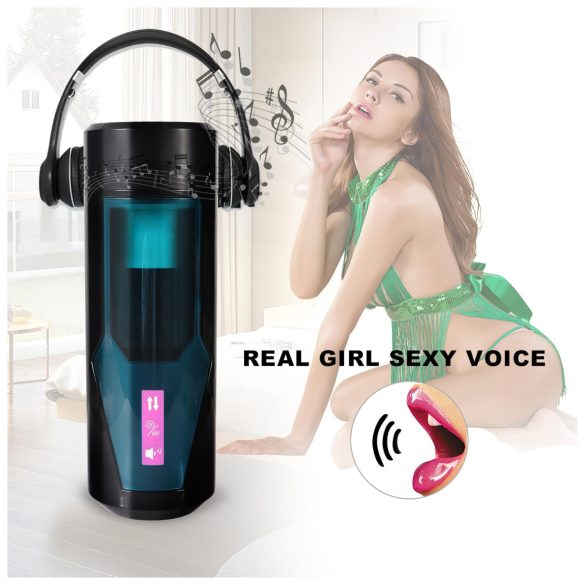 Lonely - mužský masturbátor s pohybem a zvuky - černý