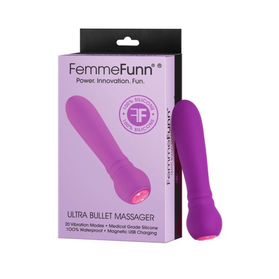 FemmeFunn Ultra Bullet - dobíjecí tyčový vibrátor Premium (fialový)