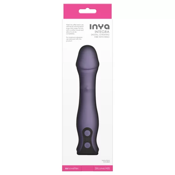 NS Novelties - rotační a přírazový vibrátor - fialový