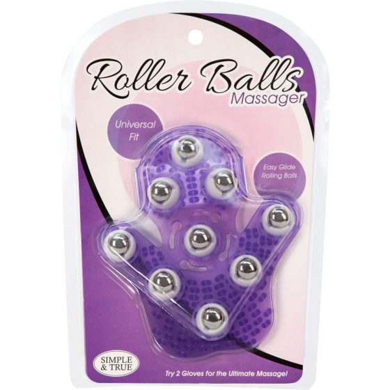 Roller Balls Massager - masážní podložka pod ruce (fialová)