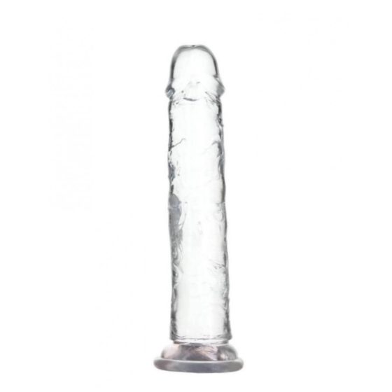 Addiction Crystal - dildo s přísavkou (průsvitné) - 20cm