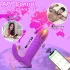 AlvUp - anální vibrátor s pohybem - chytrý - fialový