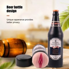   Lonely - realistický umělý punč v láhvi od piva (přírodní černá)
