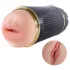 Lonely - masturbátor ústa a vagina - realistický silikon černý/natur