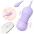 Sex HD Twist Egg - vibrační vajíčko s přirážením - fialové