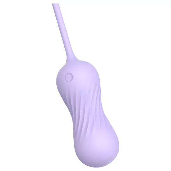 Sex HD Twist Egg - vibrační vajíčko s přirážením - fialové