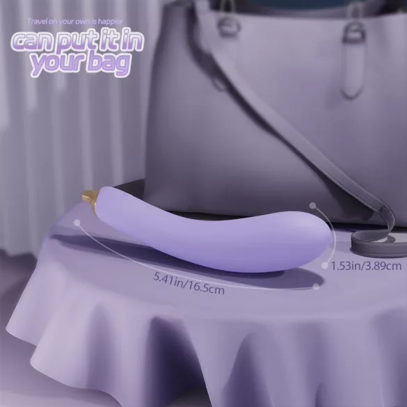 Sex HD - vibrátor ve tvaru lilku - fialový