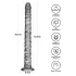 Lovetoy King Sized - extra velký vibrátor - 40,5 cm - šedý