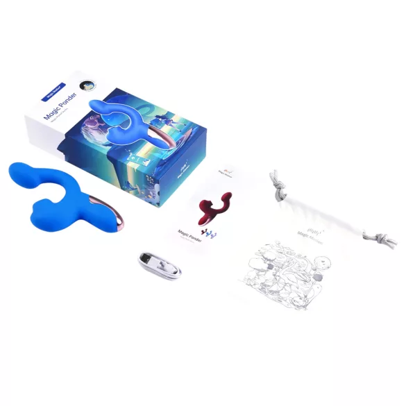 Magic Motion Magic Ponder - vibrátor pro klitoris a bod G - 2v1 - modrý