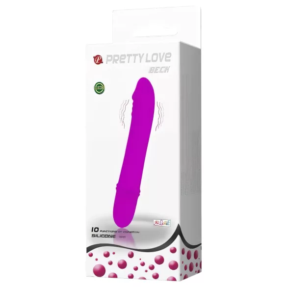 Pretty Love Beck - vibrátor na bod G - vodotěsný - růžový