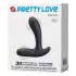 Pretty Love Backie - vibrátor na prostatu - černý