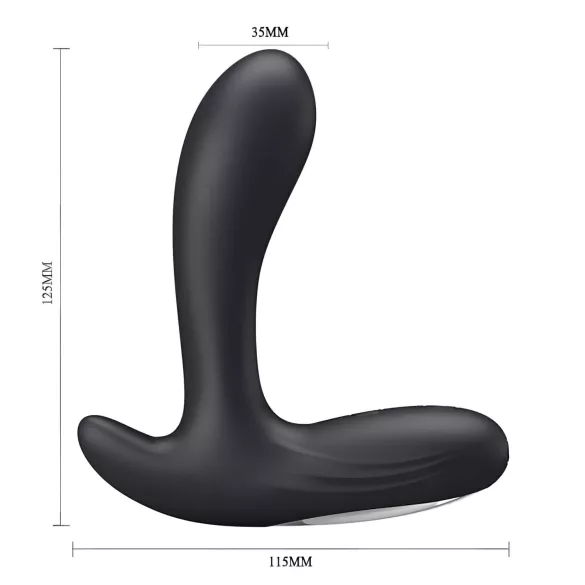 Pretty Love Backie - vibrátor na prostatu - černý