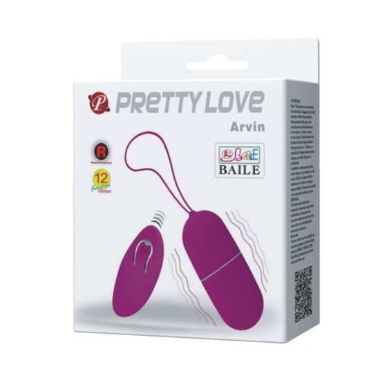 Pretty Love Arvin - vibrační vajíčko (růžové)