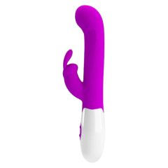   Pretty Love Centaur  - vodotěsný vibrátor na bod G s ramenem na klitoris (fialový)
