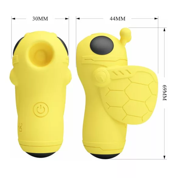 Pretty Love - vibrační prstový stimulátor klitorisu - žlutý