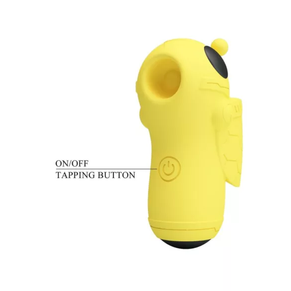 Pretty Love - vibrační prstový stimulátor klitorisu - žlutý