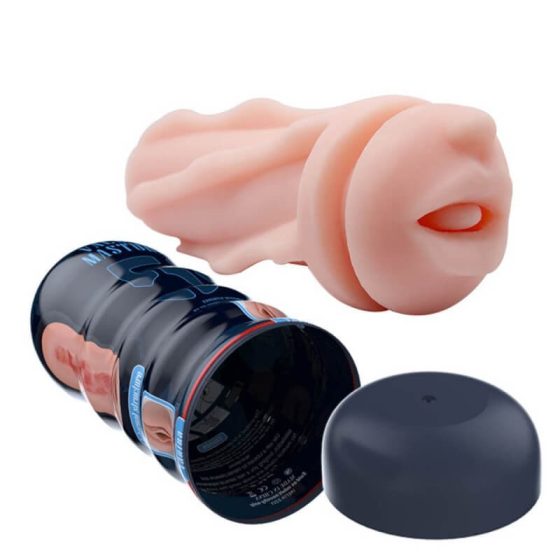 Pretty Love Vacuum Cup - realistická umělá ústa (tělová barva)