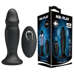   MR. PLAY - dobíjecí rádiem řízený anální vibrátor (černý)