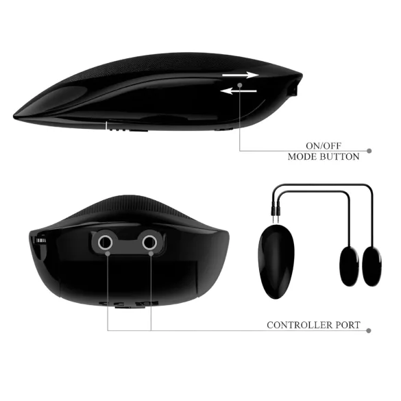 Crazy Bull - realistický vibrační masturbátor zadeček - tělová barva