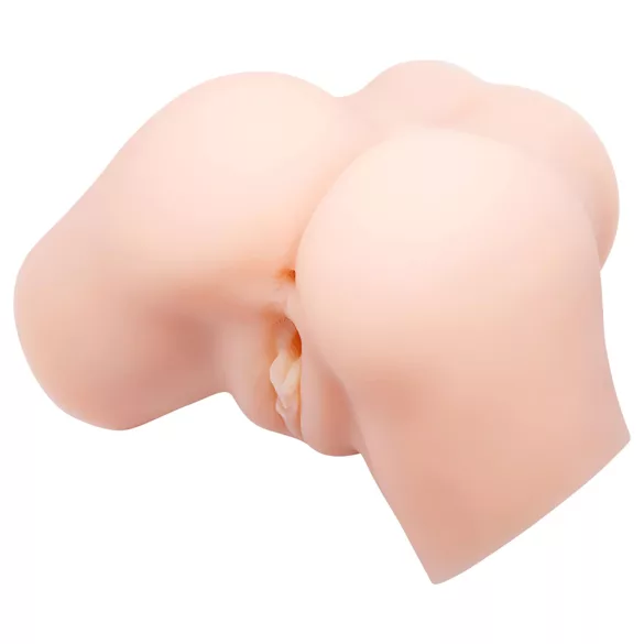 Crazy Bull - realistický vibrační masturbátor zadeček - tělová barva