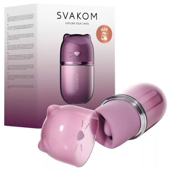 Svakom Klitty - Aplikací řízený sávací a lízací stimulátor klitorisu