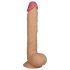 Lovetoy King-Sized - realistický dildo s přísavkou - 25 cm - tělová barva