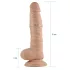 Lovetoy Real Extreme - realistické dildo s přísavkou - 21 cm - tělová barva