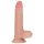Lovetoy Nature Cock - realistické dvojvrstvé dildo - 18 cm - tělová barva