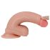 Lovetoy Nature Cock - realistické dvojvrstvé dildo - 18 cm - tělová barva