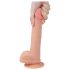Lovetoy Nature Cock - realistické dildo s přísavkou - 21 cm - tělová barva