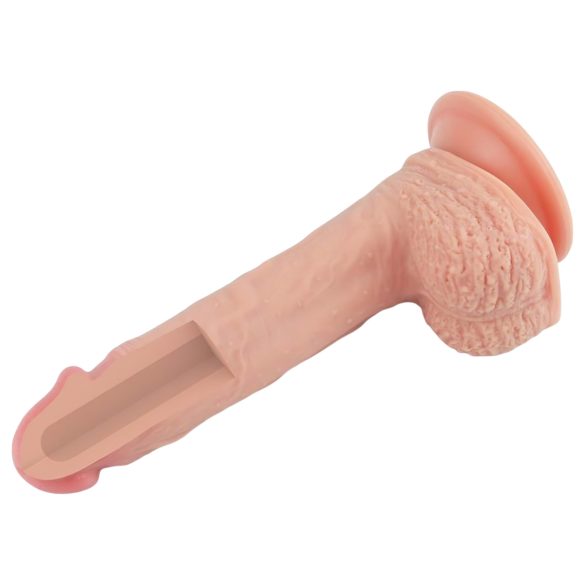 Lovetoy Nature Cock - realistické dildo s přísavkou - 21 cm - tělová barva