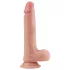 Lovetoy Nature Cock - realistické dildo s dvojitou vrstvou - 20 cm - tělová