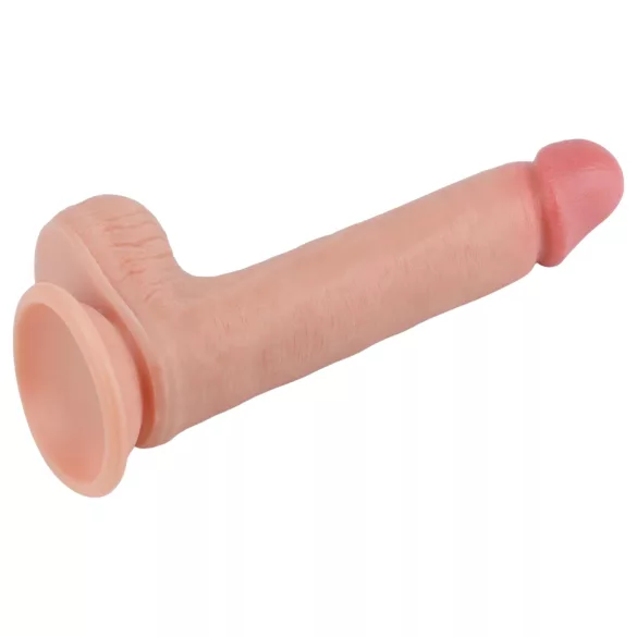 Lovetoy Nature Cock - realistické dildo s dvojitou vrstvou - 20 cm - tělová