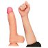 Lovetoy Nature Cock - realistický dvouvrstvý dildo - 25 cm - tělová barva