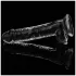 Lovetoy Flawless Clear - realistické dildo s přísavkou - 19 cm - transparentní