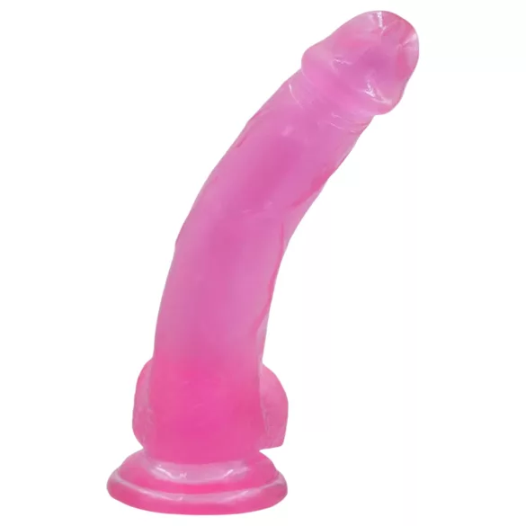 Lovetoy - realistický dildo s přísavkou - 20 cm - růžový