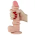 Lovetoy - realistický dildo - dvouvrstvý - 21 cm - tělový