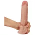 Lovetoy - realistický dildo - dvouvrstvý - 21 cm - tělový