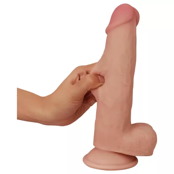 Lovetoy - realistický dildo - dvouvrstvý - 21 cm - tělový