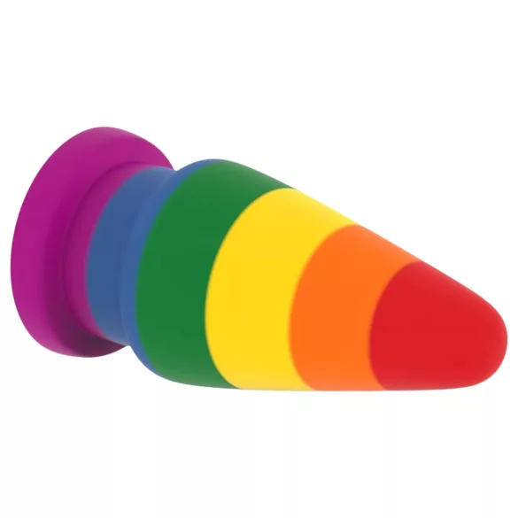 Lovetoy Prider - anální rozšiřující kolík - 15 cm (duhový)