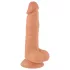 Mr. Rude - realistické dildo s přísavkou - 19 cm - naturální