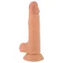 Mr. Rude - realistické dildo s přísavkou - 19 cm - naturální