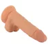 Mr. Rude - realistické dildo s přísavkou - 19 cm - naturální