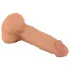 Mr. Rude - realistické dildo s přísavkou - 19 cm - naturální