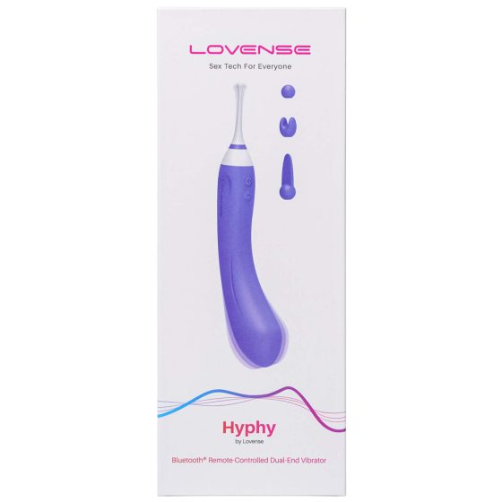 LOVENSE Hyphy - chytrý dobíjecí vibrátor 2v1 (fialový)